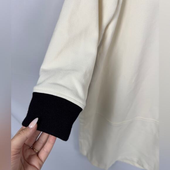 HATCH Lara Jersey Dress Cream/Black Size 1 Maternity - Picture 4 of 11